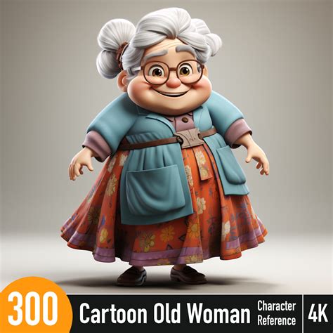 Old Woman Cartoon Character Images .